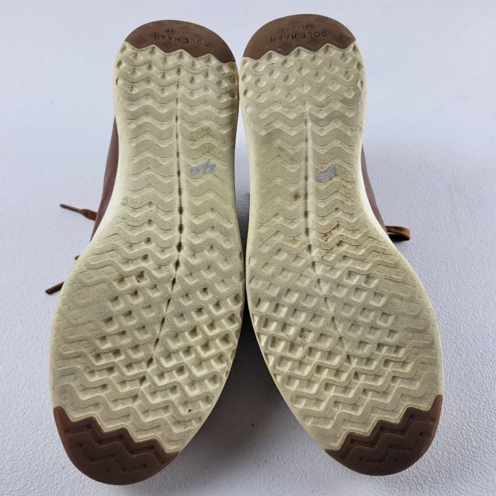 Cole Haan Grandpro  Tennis Sneaker Lace Up Low TopLeather Shoes 10.5 M Men Brown